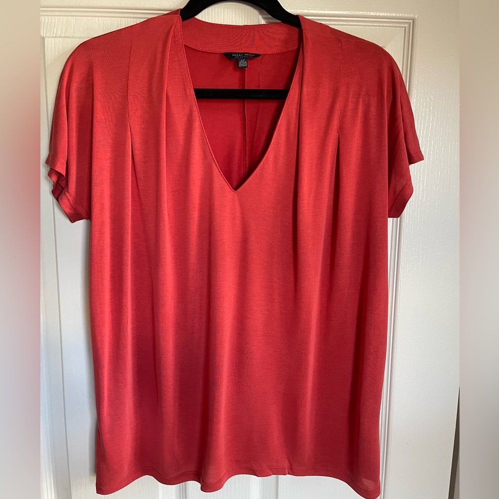 Lucky Brand silky cotton VNeck